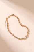 Collier tressé avec maillon