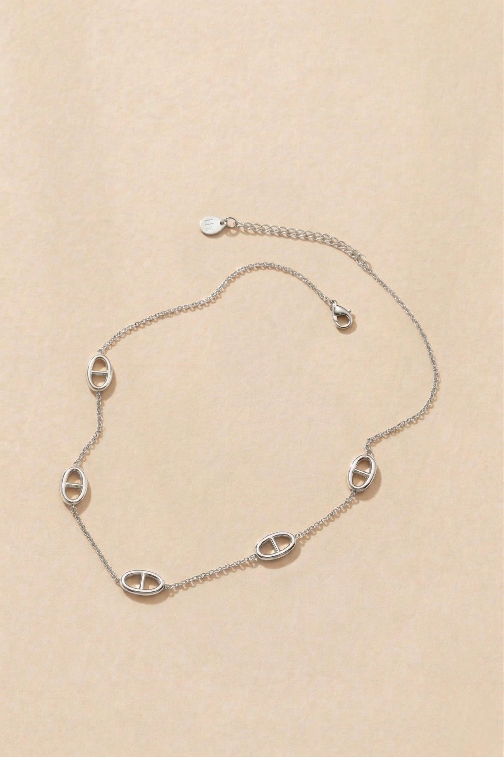 Collier à maillons ovales