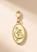 Charm lune scintillante