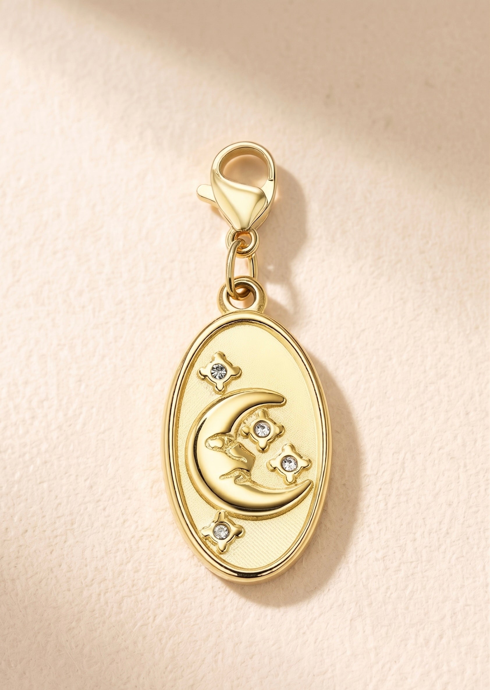 Charm lune scintillante